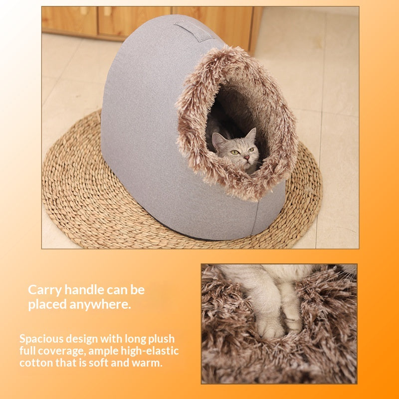 Cat Bed, Thickened And Warm For Winter