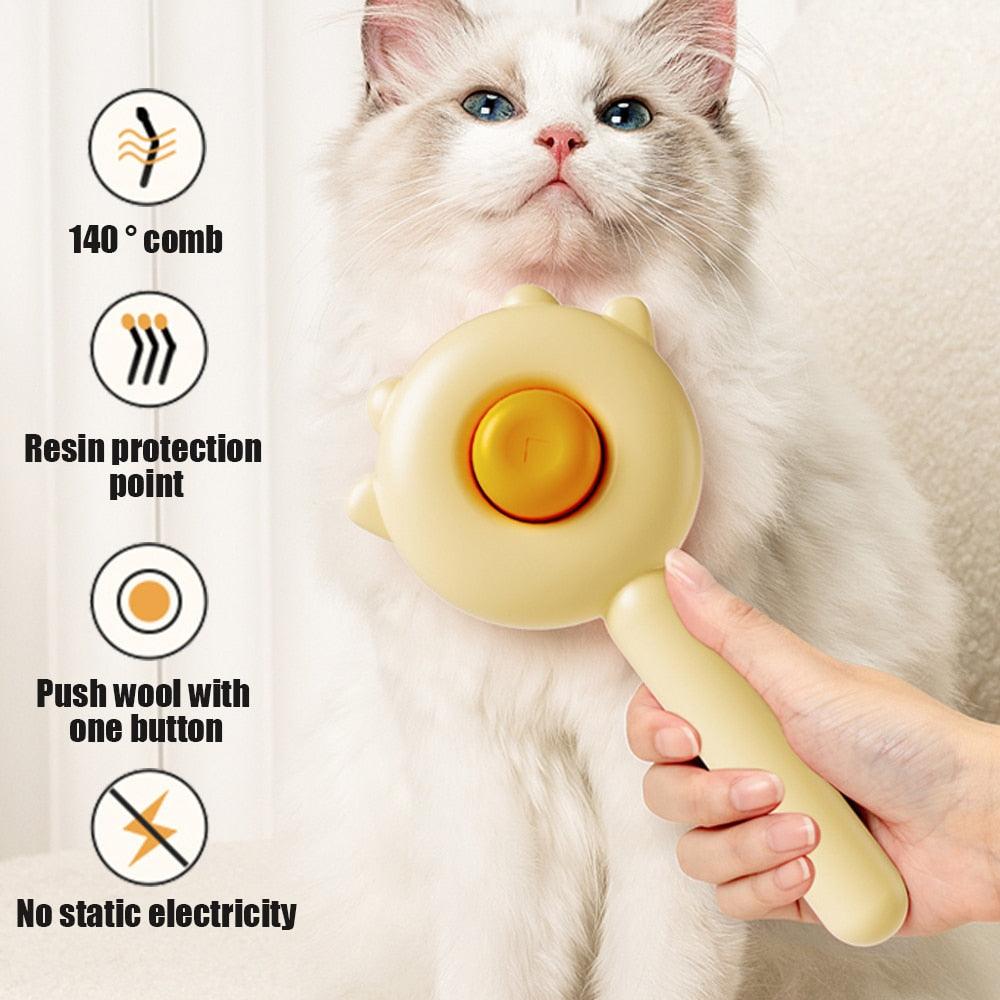 Cat Comb Massage