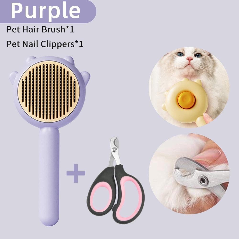 Cat Comb Massage