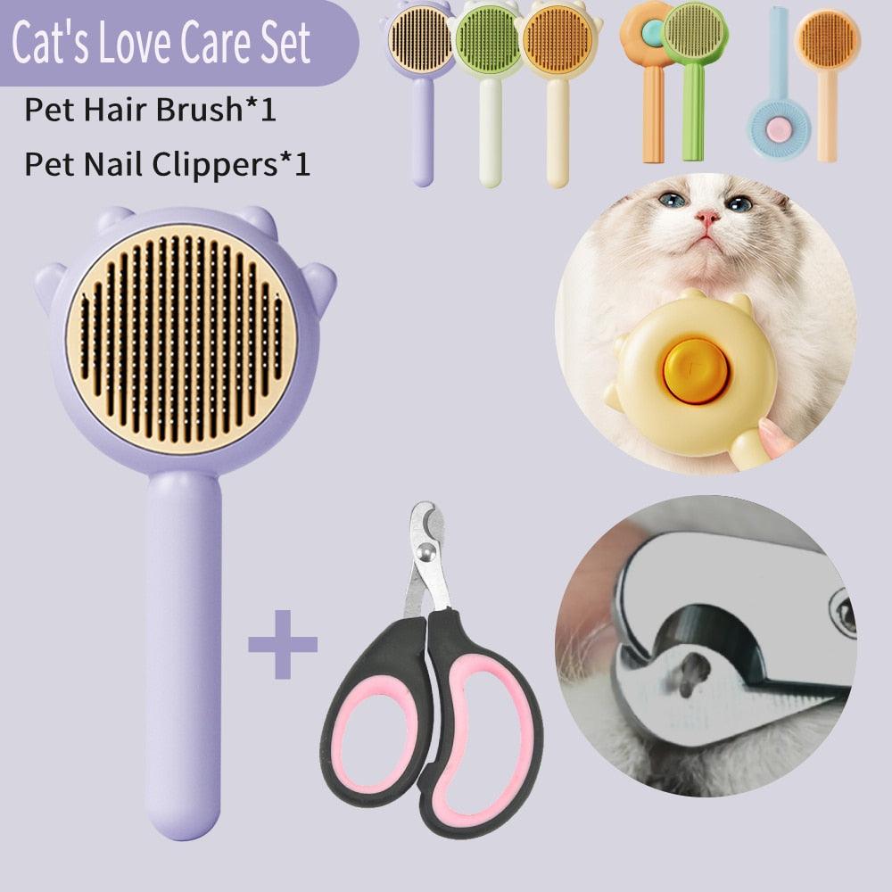 Cat Comb Massage