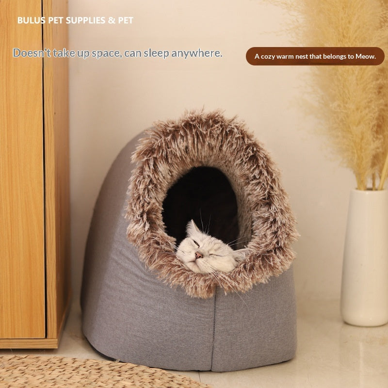 Cat Bed, Thickened And Warm For Winter