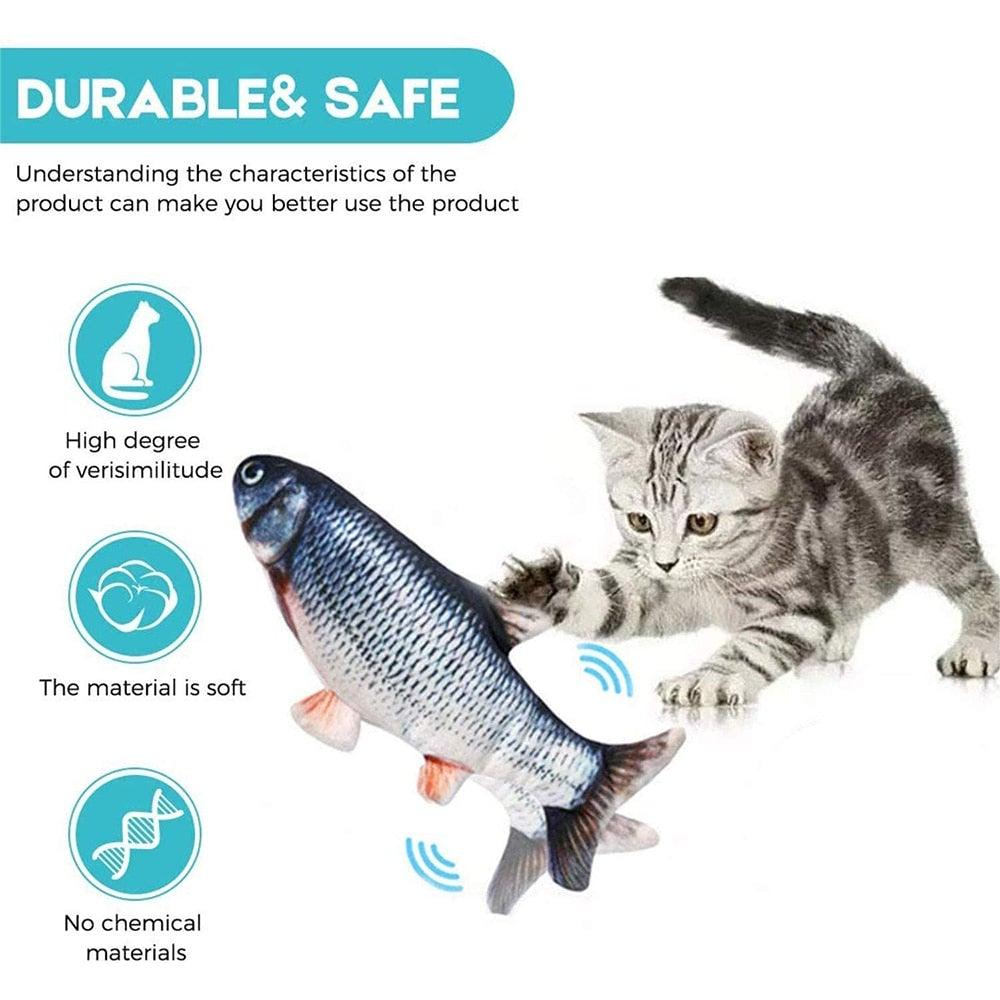 Interactive Flopping Fish Cat Toy