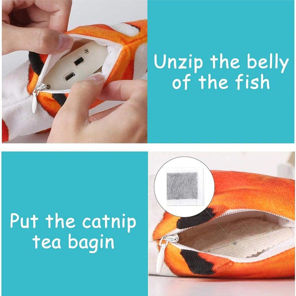 Interactive Flopping Fish Cat Toy